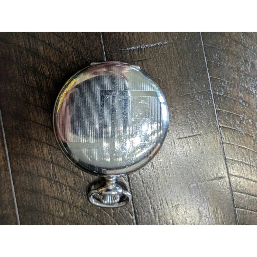 American Foundation For The Blind AFB Braille Pocket Watch 17 Jewel Swiss - Runs